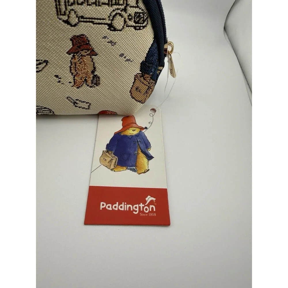 Tapestry Cosmetic Bag Paddington Bear Design Toiletry Make Up Organiser Pouch